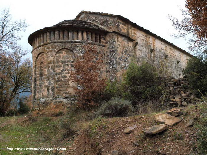 CABECERA DEL TEMPLO. VISTA SURESTE